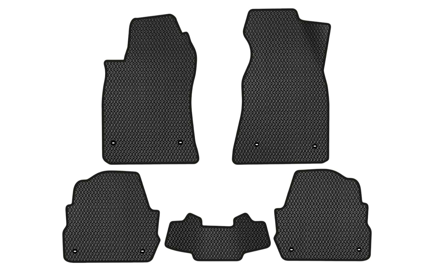 EVA коврики в салон авто EVAtech для A6 (C5) FWD Audi 1997-2001 2 поколение Combi EU (AU14125CBK5TL8RBB)