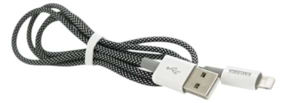 Кабель синхронізації даних iKaku KSC-723 GAOFEI for iPhone 1 м Black (KSC-723-B-L)