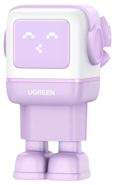 Мережевий зарядний пристрій UGREEN CD361 3xUSB 65W 2xUSB-C+USB-A Gan Robot tech Fast Charger Violet (35291) - Фото 1