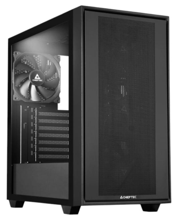 Корпус Chieftec NIGHT HUNTER 3 GS-03B-BLK-OP 4x120mm без БП Black