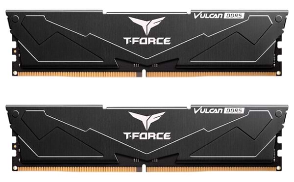 Фото - Память DDR Team DDR5 T-FORCE VULCAN(BK) 8GBx2 (FLBD516G5600HC40BDC01)