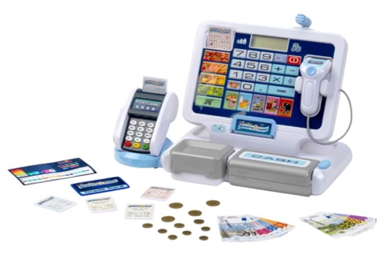Сюжетно-ролевая игра. Магазин Klein MM - Игрушечный кассовый электронный аппарат с планшетом (9324)