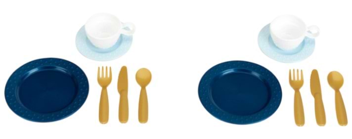 Сюжетно-ролевая игра. Посуда Klein КП - Игрушечный набор кухонной посуды на две персоны (9004)