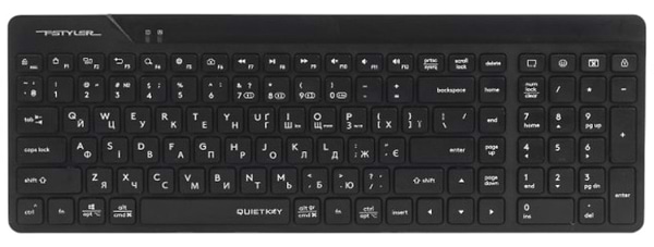 Фото - Клавіатура бездротова A4tech FBK23 AS (Black)