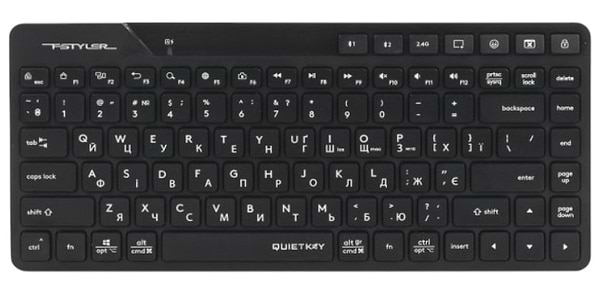 Фото - Клавиатура беспроводная A4tech FBK26C AS (Black)