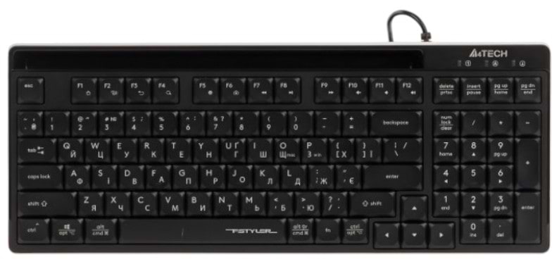 Клавіатура дротова A4tech FX70 (Black) - Фото 1