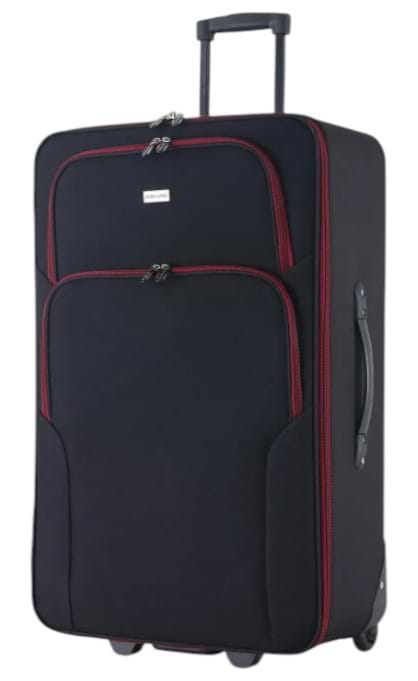 Фото - Чемодан Semi Line L Black/Red Lines (T5680-3)