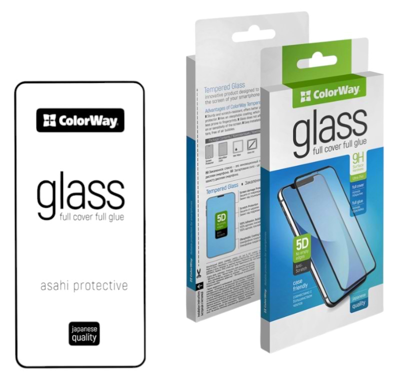 Захисне скло для смартфону Colorway 9H FC glue Xiaomi Redmi Note 14 black (CW-GSFGXRN14-BK)