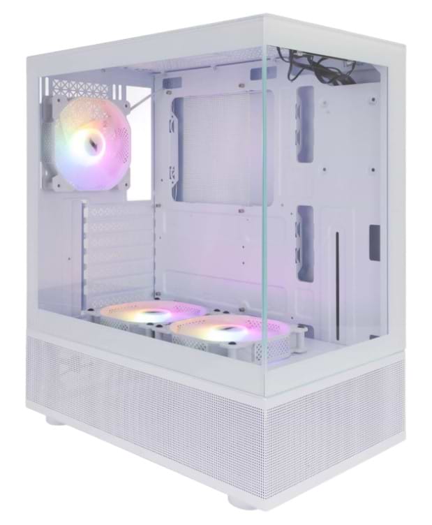 Корпус 1stPlayer Mi7-A-WH-2F7R-W-1F7-W White без БЖ