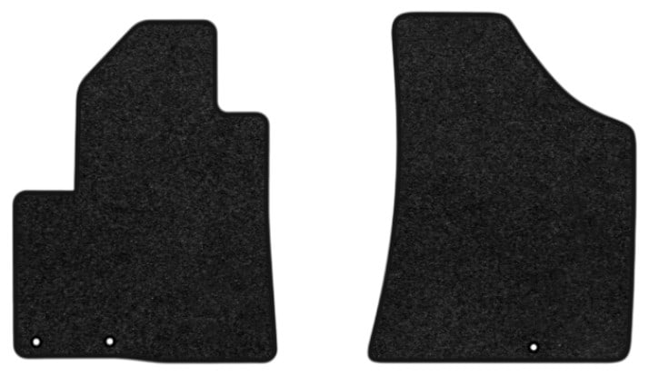 Килимки ворсові в салон авто EVAtech Premium для Hyundai Santa FE (CM) Restyling (Hinged Gas Pedal) 7 seats (3 clips) 2010-2012 2 покоління SUV EU чорний кант HY13314AG2KD3VPB