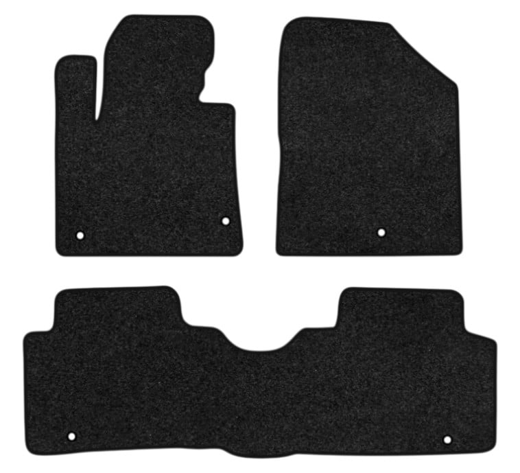 Коврики ворсовые в салон авто EVAtech Premium для Hyundai Maxcruz (NC) 2012-2018 3 поколение SUV Korea черный кант HY13413ZV3KH5VPB