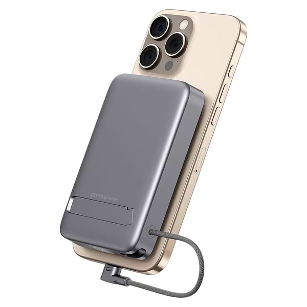 Фото - Батарея мобільна Proove OverPower 35W 10000mAh Qi2 gray (PBOP35012105)