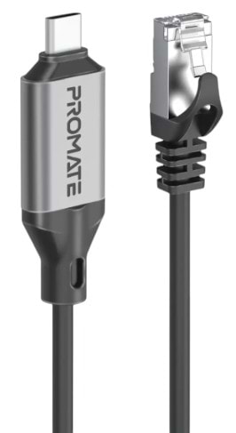 Фото - Перехідник USB Type-C - RJ-45 Promate clink-rj45 Фото - Перехідник USB Type-C - RJ-45 Promate clink-rj45