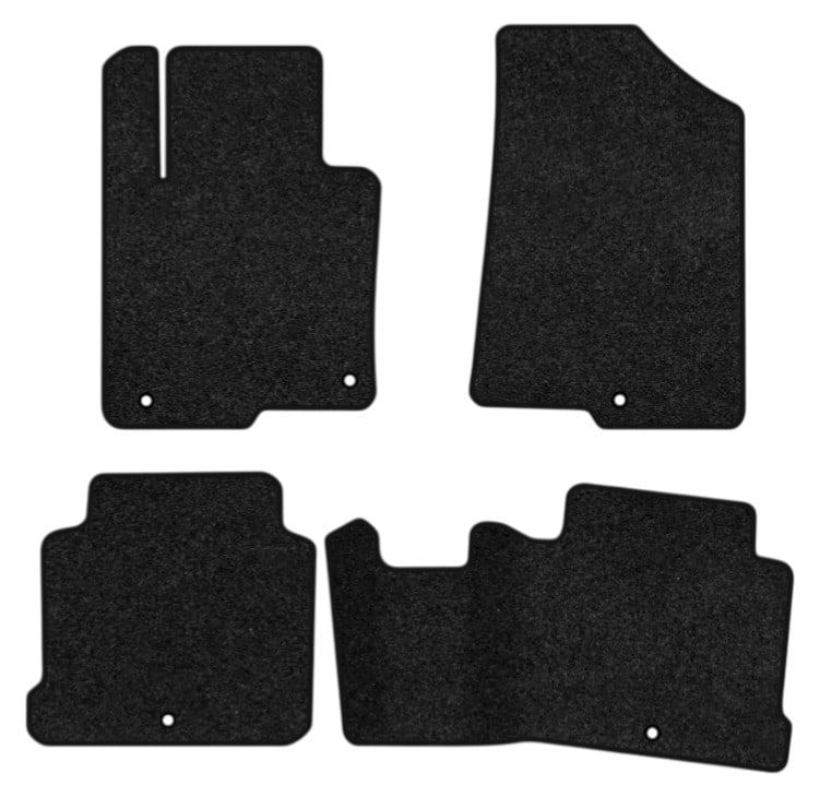 Коврики ворсовые в салон авто EVAtech Premium Hyundai Sonata (LF) 2014-2019 7 поколение Sedan Korea черный кант HY13863PVR4KH5VPB