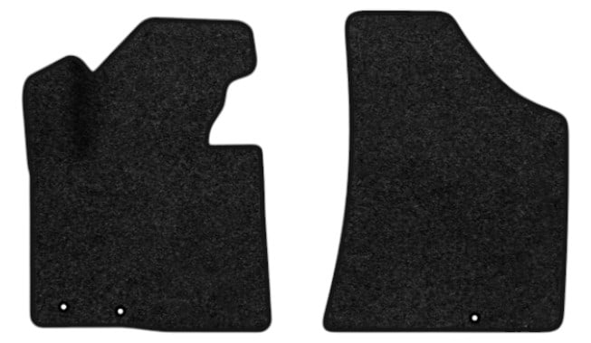 Килимки ворсові в салон авто EVAtech Premium Hyundai Santa FE (CM) Restyling (Floor Gas Pedal) 5 seats 2010-2012 2 покоління SUV USA чорний кант HY13946AE2KD3VPB