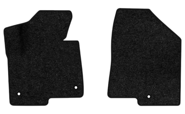 Килимки ворсові в салон авто EVAtech Standard Hyundai Santa FE (DM) 5 seats (3 clips) 2012-2017 3 покоління SUV Korea чорний кант HY13948AE2KH3VEB