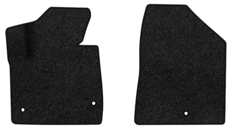 Килимки ворсові в салон авто EVAtech Premium Hyundai Santa FE (DM) 5 seats (3 clips) 2012-2017 3 покоління SUV Korea чорний кант HY13948AEC2KH3VPB