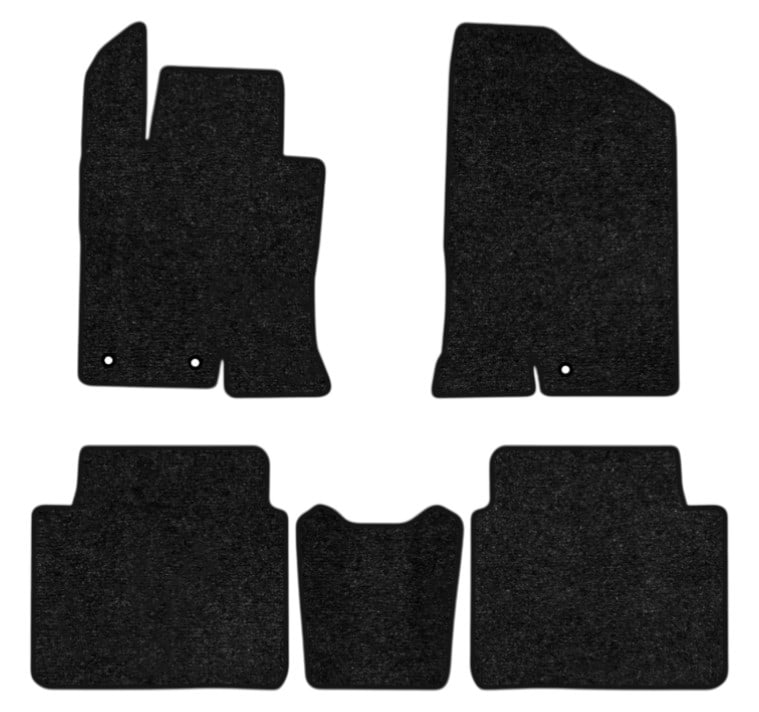 Коврики ворсовые в салон авто EVAtech Standard Hyundai Sonata (YF) Hybrid 2009-2014 6 поколение Sedan Korea черный кант HY13981CVB5KH3VEB