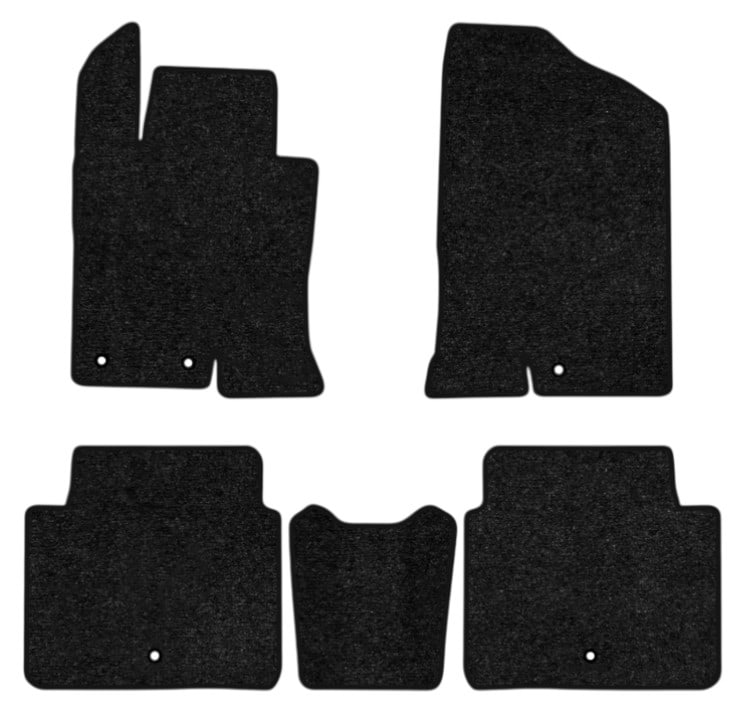 Коврики ворсовые в салон авто EVAtech Standard Hyundai Sonata (YF) Hybrid 2009-2014 6 поколение Sedan Korea черный кант HY13981CVK5KH5VEB