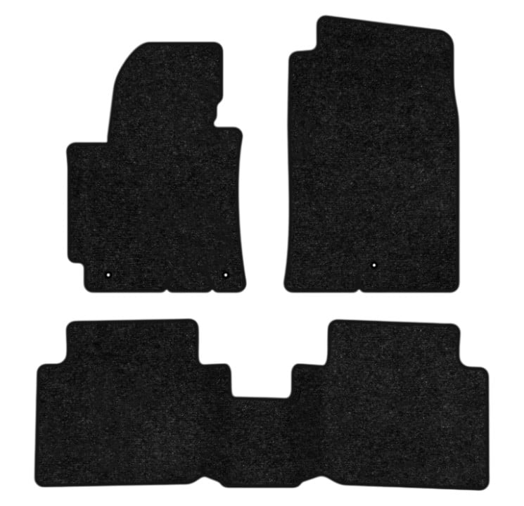 Коврики ворсовые в салон авто EVAtech Standard Hyundai Elantra (MD) (3 clips) 2010-2015 5 поколение Sedan EU черный кант HY14215ZB3LA3VEB