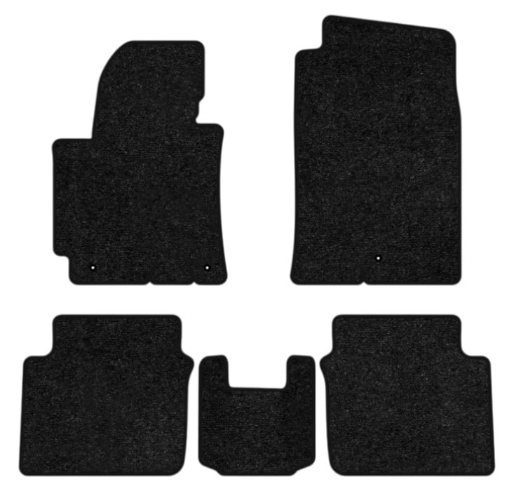 Коврики ворсовые в салон авто EVAtech Standard Hyundai Elantra (MD) (3 clips) 2010-2015 5 поколение Sedan EU черный кант HY14215CB5LA3VEB