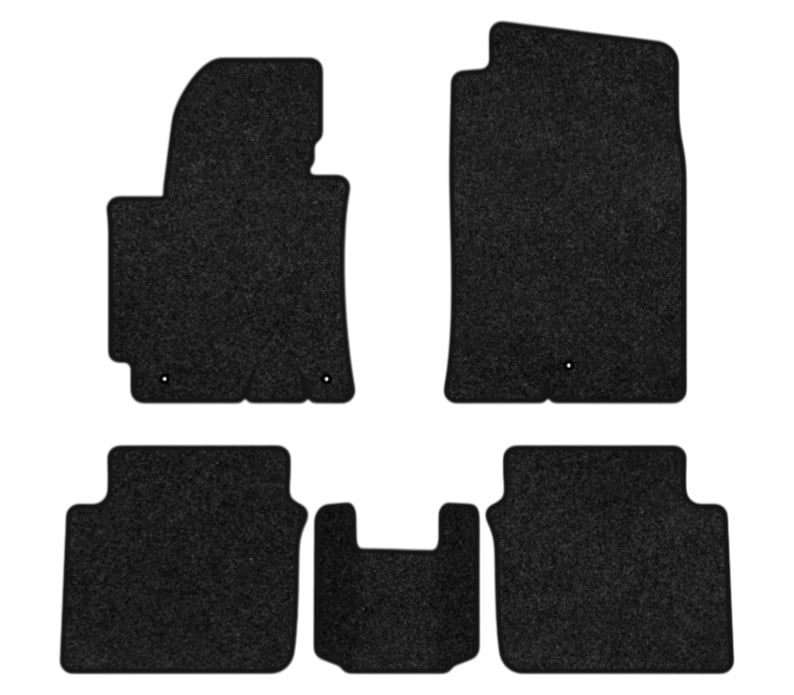 Коврики ворсовые в салон авто EVAtech Premium Hyundai Elantra (MD) (3 clips) 2010-2015 5 поколение Sedan EU черный кант HY14215CB5LA3VPB