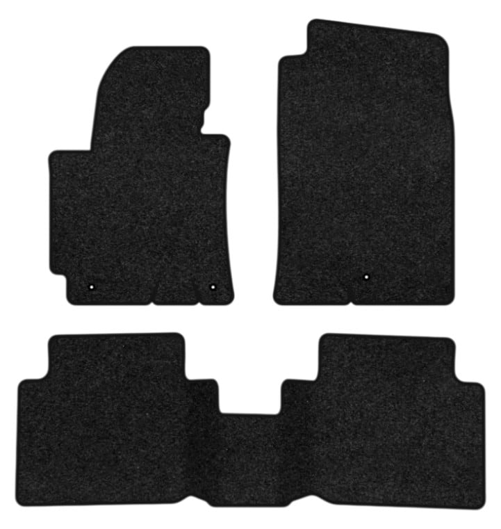 Коврики ворсовые в салон авто EVAtech Premium Hyundai Elantra (MD) (3 clips) 2010-2015 5 поколение Sedan EU черный кант HY14215ZB3LA3VPB