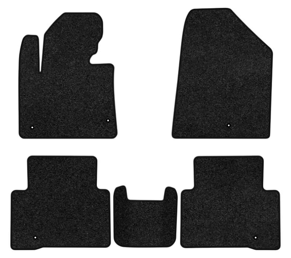 Фото - Килимки ворсові в салон авто EVAtech Premium Hyundai Santa FE Sport (DM) 2012-2018 3 покоління SUV USA чорний кант HY14252CV5LA5VPB