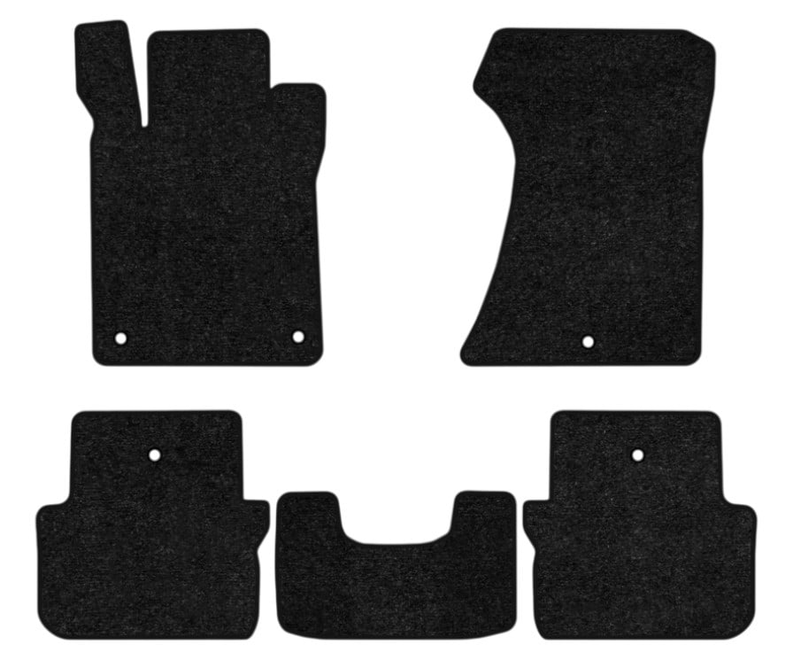 Коврики ворсовые в салон авто EVAtech Standard для Acura TLX AWD 2014-2020 1 поколение Sedan USA черный кант AA12869C5TL5VEB