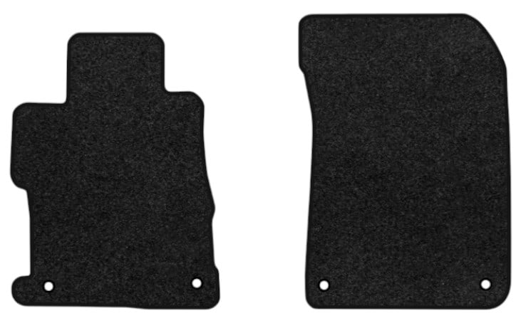 Килимки ворсові в салон авто EVAtech Premium для Acura ILX 2012-2022 1 покоління Sedan USA чорний кант AA42238AB2TL4VPB