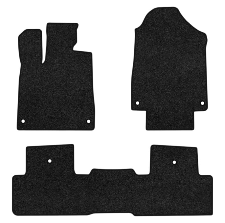 Коврики ворсовые в салон авто EVAtech Premium для Acura MDX (YD4) 2020 4 поколение SUV USA черный кант AA42883ZV3TL6VPB