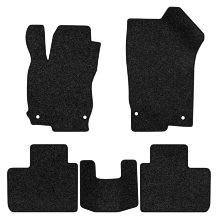 Коврики ворсовые в салон авто EVAtech Premium для Alfa Romeo 156 (932) 1997-2007 1 поколение Sedan EU черный кант AR12956C5OU4VPB