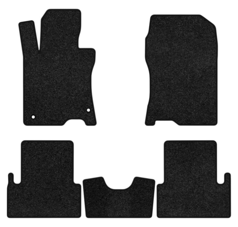 Коврики ворсовые в салон авто EVAtech Premium для Acura TSX (CU2) 2008-2014 2 поколение Sedan USA черный кант AA23199C5TL2VPB