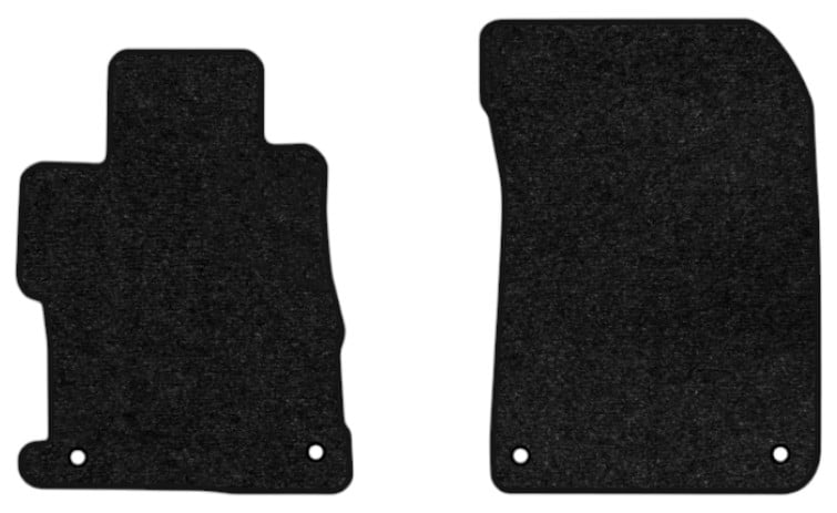 Килимки ворсові в салон авто EVAtech Standard для Acura ILX 2012-2022 1 покоління Sedan USA чорний кант AA42238AB2TL4VEB