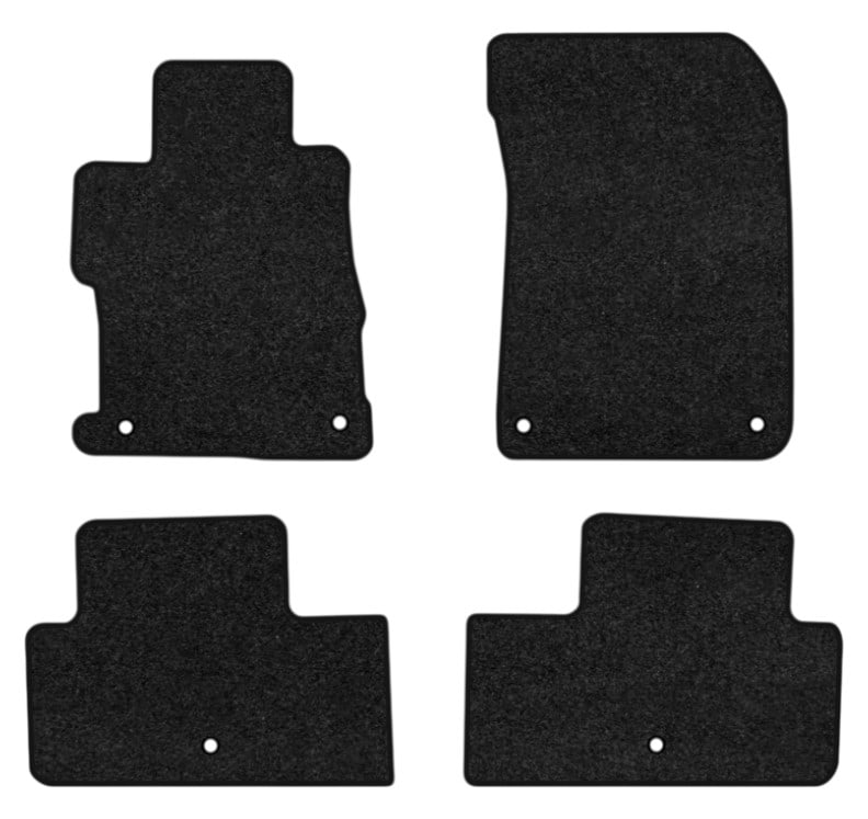 Коврики ворсовые в салон авто EVAtech Premium для Acura ILX 2012-2022 1 поколение Sedan USA черный кант AA42238PBC4TL6VPB