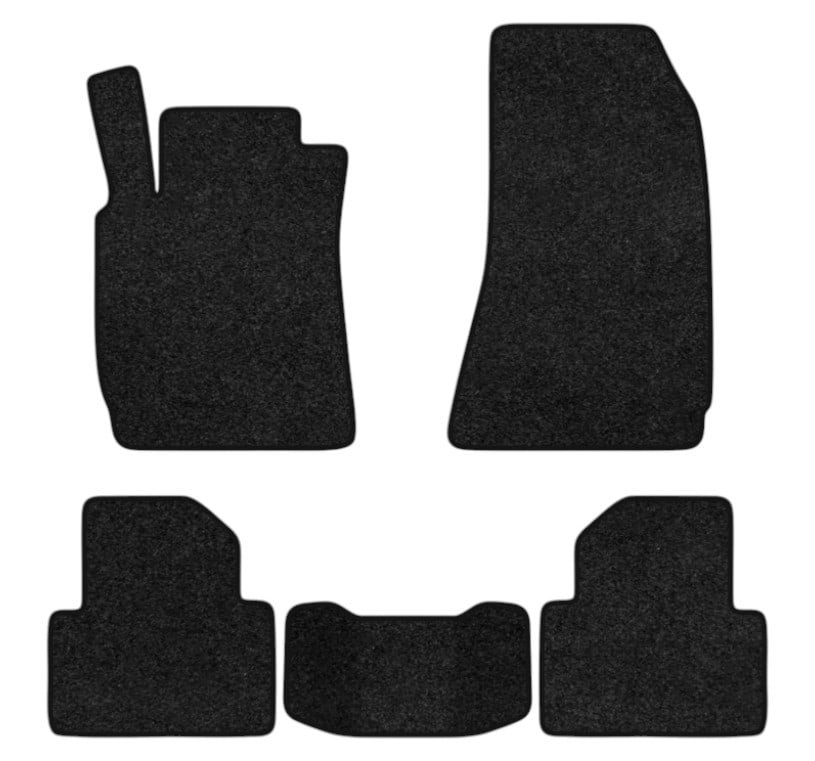 Коврики ворсовые в салон авто EVAtech Premium для Alfa Romeo 159 (939) 2005-2011 1 поколение Sedan EU черный кант AR21673C5VPB