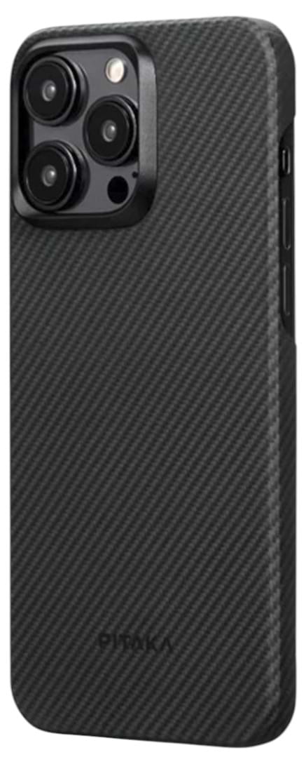 Фото - Чехол для смартфона Pitaka MagEZ Case 4 Twill 600D Black/Grey for iPhone 15 Pro Max (KI1501PMA)