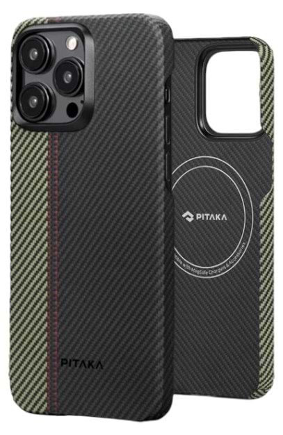 Чехол для смартфона Pitaka MagEZ Case 4 Fusion Weaving Overture for iPhone 15 Pro (FO1501P) - Фото 1