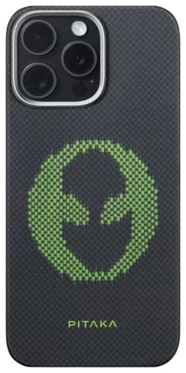 Чохол для смартфону Pitaka Tactile Woven Aries Alien for iPhone 16 Pro (KI1601AL) - Фото 1