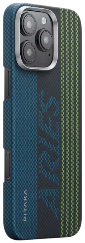 Фото - Чохол для смартфону Pitaka Tactile Woven Aries Credit Сard for iPhone 16 Pro (KI1601CR)