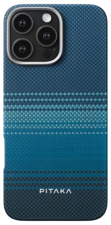 Чохол для смартфону Pitaka Tactile Woven Moonrise for iPhone 16 Pro (KI1601MO) - Фото 1
