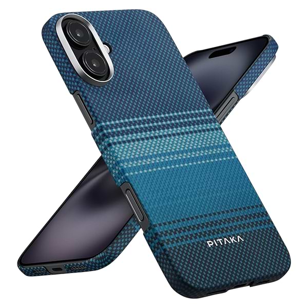 Фото - Чохол для смартфону Pitaka Tactile Woven Moonrise for iPhone 16 (KI1601M)