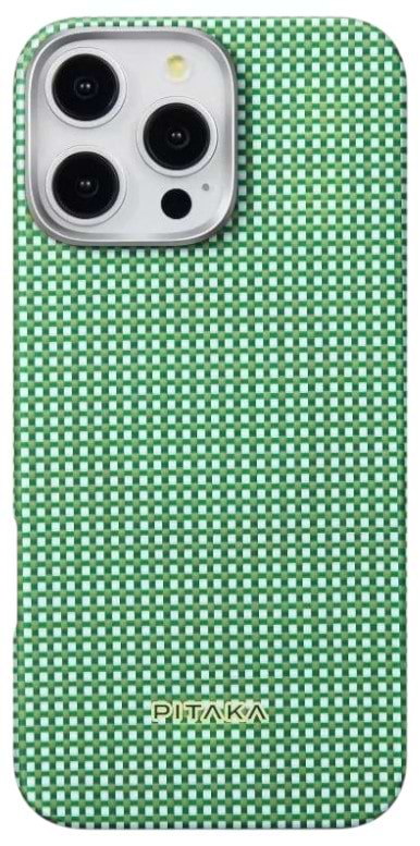 Фото - Чохол для смартфону Pitaka Ultra-Slim Classic Forest Green for iPhone 16 Pro (KI1601PFOR)
