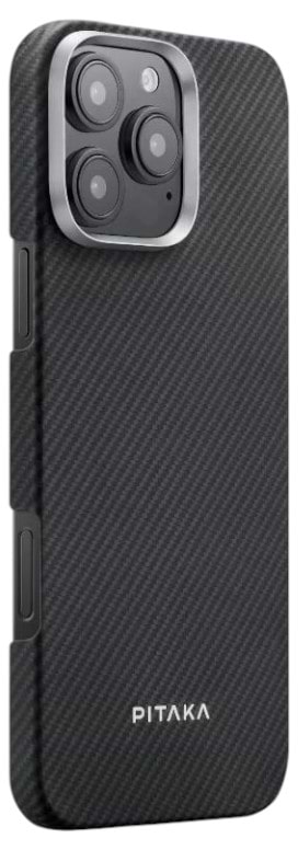 Фото - Чехол для смартфона Pitaka Ultra-Slim Classic Twill 600D Black/Grey for iPhone 16 Pro (KI1601PA)