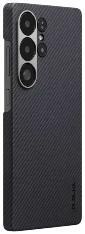 Фото - Чохол для смартфону Pitaka Ultra-Slim Case Classic Twill 600D Black/Grey for Samsung Galaxy S25 Ultra (KS2501U)