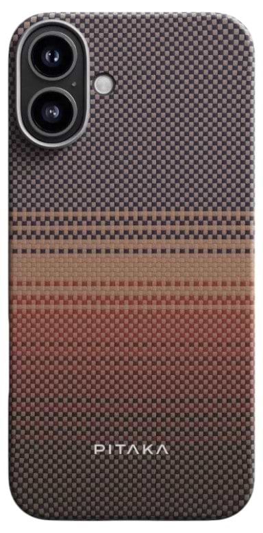 Чохол для смартфону Pitaka Tactile Woven Sunset for iPhone 16 (KI1601U) - Фото 1