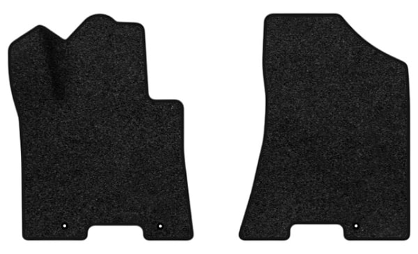 Фото - Коврики ворсовые в салон авто EVAtech Premium для Hyundai Tucson (Squib VL+VR) 2015-2021 3 поколение SUV USA черный кант HY32611AE2LA3VPB