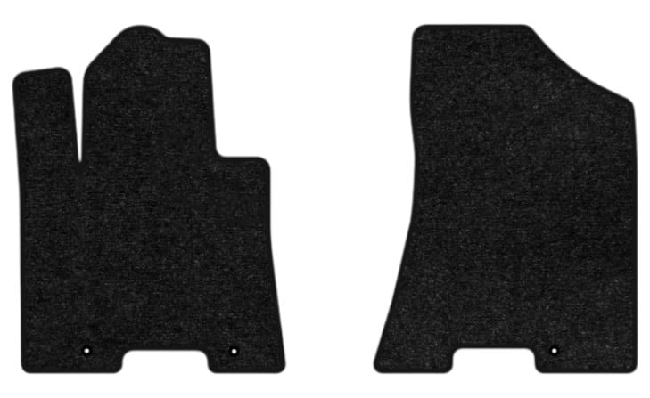 Килимки ворсові в салон авто EVAtech Standard для Hyundai Tucson (Squib VL+VR) 2015-2021 3 покоління SUV USA чорний кант HY32611AV2LA3VEB