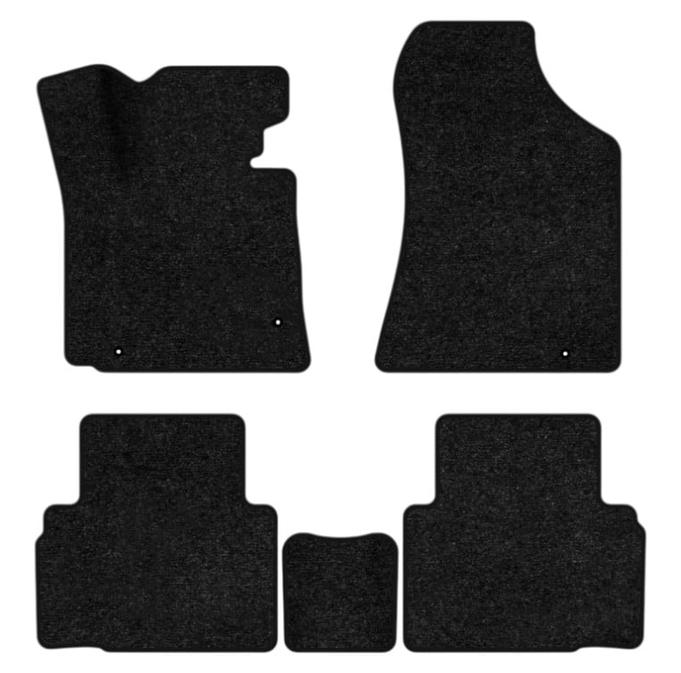 Коврики ворсовые в салон авто EVAtech Standard для Hyundai ix35 2010-2015 1 поколение SUV Korea черный кант HY33015CE5LA3VEB