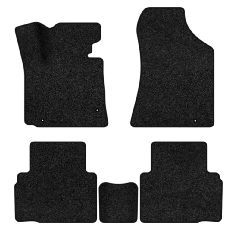 Коврики ворсовые в салон авто EVAtech Premium для Hyundai ix35 2010-2015 1 поколение SUV Korea черный кант HY33015CE5LA3VPB